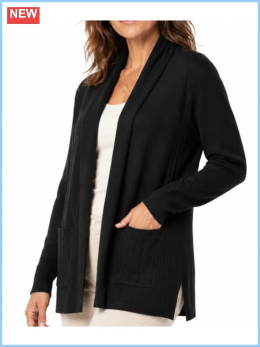 Open Front Cardigan Sweater Long Sleeve Shawl Collar Knit Coat